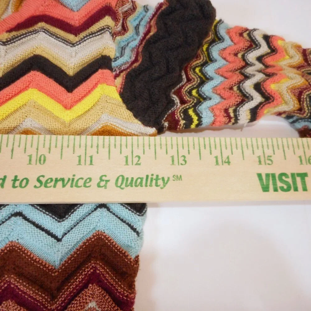 Missoni Target 20th Anniversary Girls Youth XS Chevron Zigzag Sweater Hoodie
